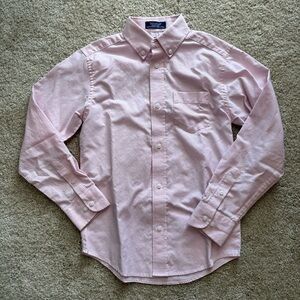 Boys Pink Izod Button-Down Shirt